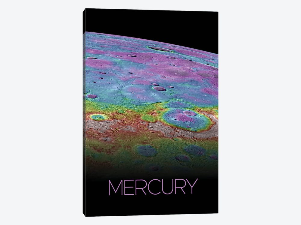 Mercury Poster III by Paul Rommer 1-piece Canvas Art Print