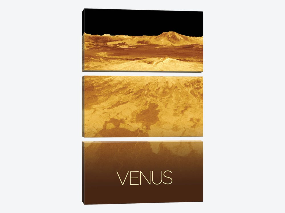 Venus Poster by Paul Rommer 3-piece Canvas Wall Art