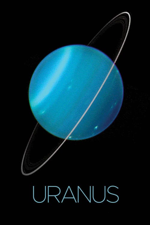 Uranus Poster by Paul Rommer wall art