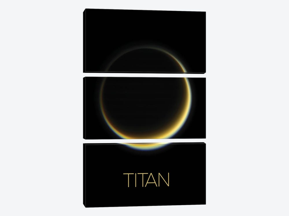 Titan Poster II by Paul Rommer 3-piece Canvas Wall Art
