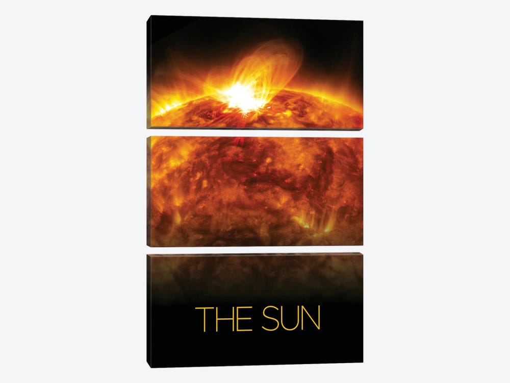 The Sun Poster II by Paul Rommer 3-piece Canvas Art