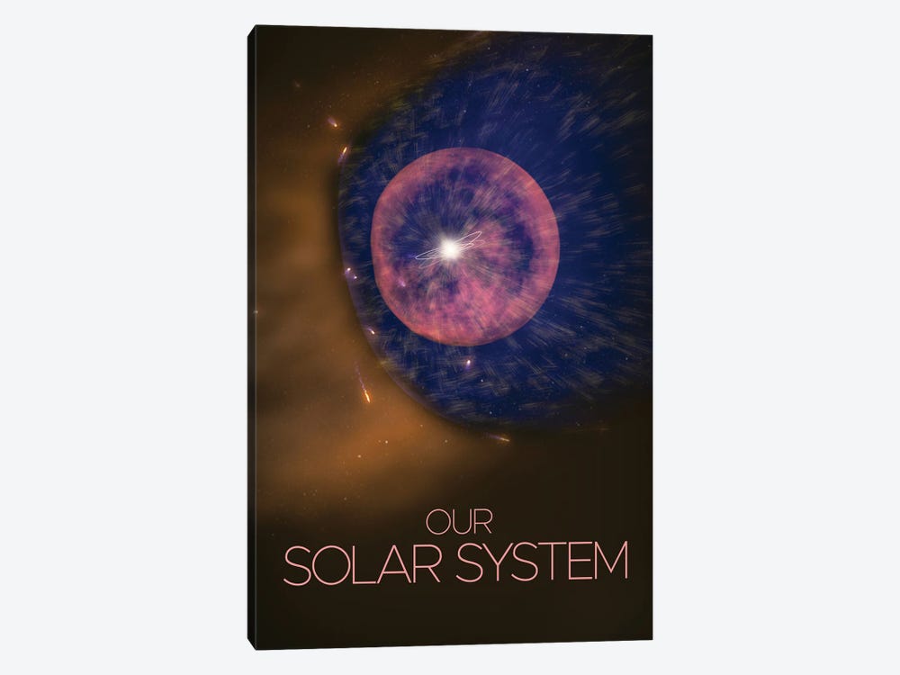 Our Solar System Poster by Paul Rommer 1-piece Art Print