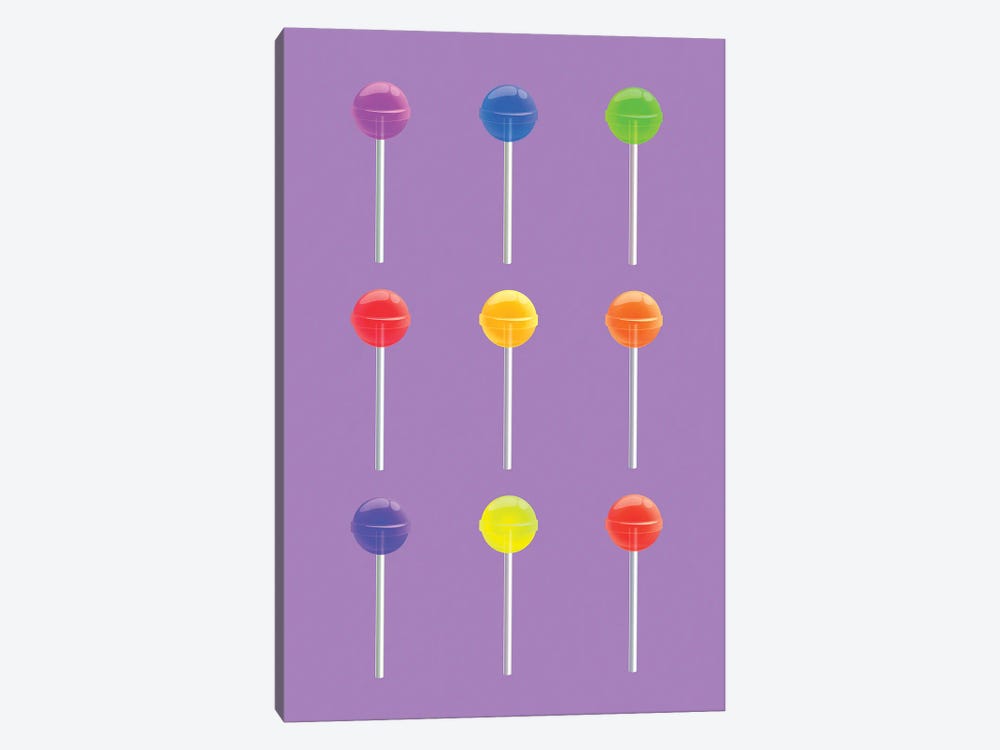 Lollipops by Paul Rommer 1-piece Canvas Artwork