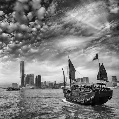 Hong Kong City II by Paul Rommer acrylic art print