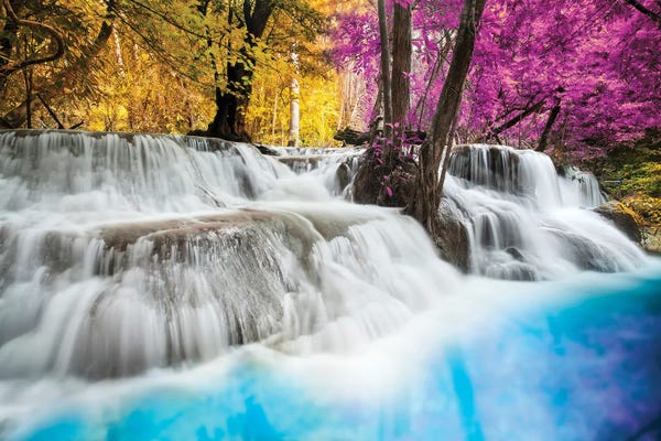 Thailand: Erawan Waterfall by Paul Rommer