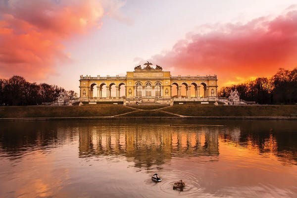 Vienna: Gloriette Vienna Austria by Paul Rommer