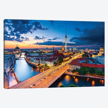 Berlin Canvas Print #PUR5598} by Paul Rommer Canvas Print