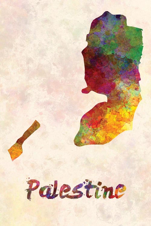 Palestine In Watercolor