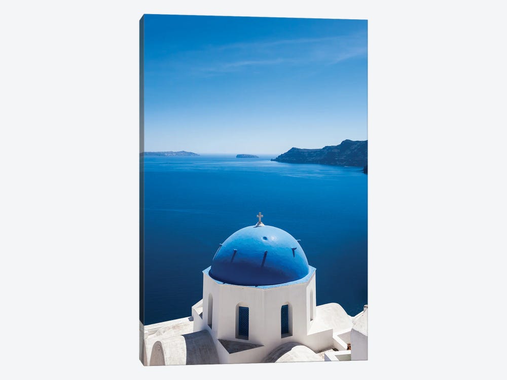 Island View Greece by Paul Rommer 1-piece Canvas Artwork