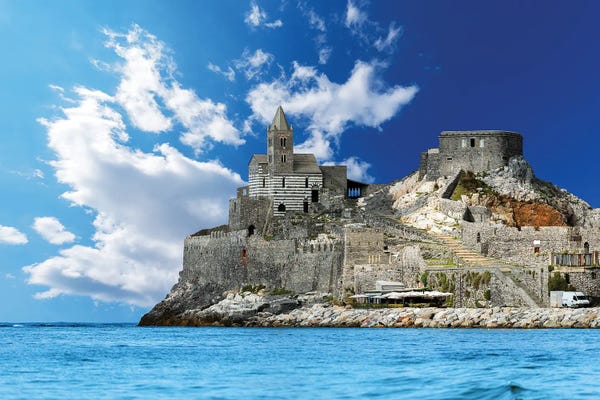 Liguria: San Pietro Church Of Portovenere Italy by Paul Rommer