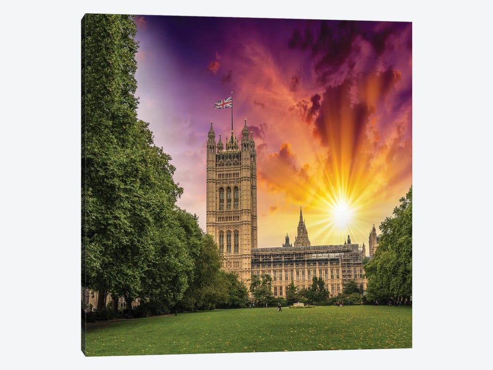 London Victoria Tower From by Paul Rommer 1-piece Canvas Wall Art