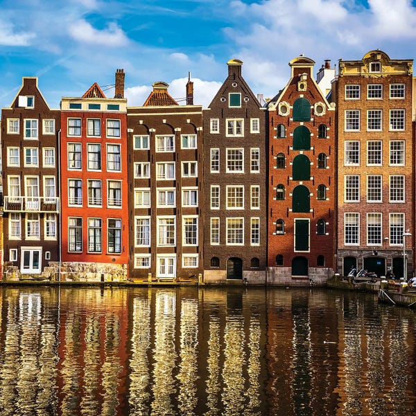 Paul Rommer: Old Buildings In Amsterdam by Paul Rommer
