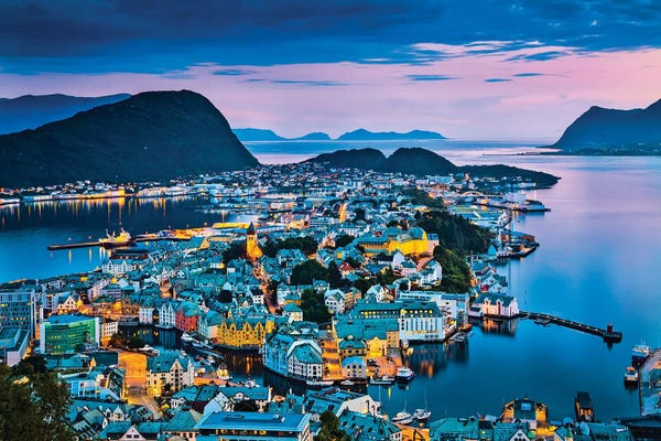 Norway: Alesund Norway by Paul Rommer