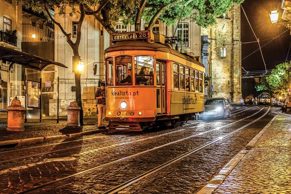 Portugal: Lisbon Street Scene by Paul Rommer