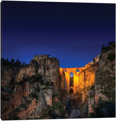 The Village Of Ronda In Andalusia Spain Canvas Art Print
