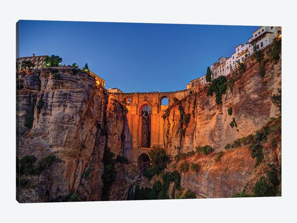 Ronda In Andalusia Spain by Paul Rommer 1-piece Canvas Art