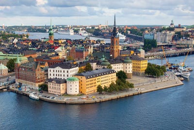 Stockholm Sweden by Paul Rommer framed wall art