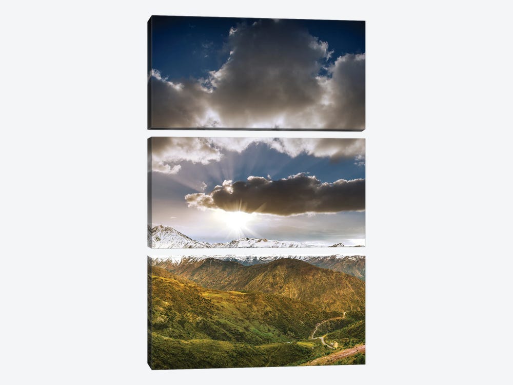 Andes Chile by Paul Rommer 3-piece Canvas Wall Art