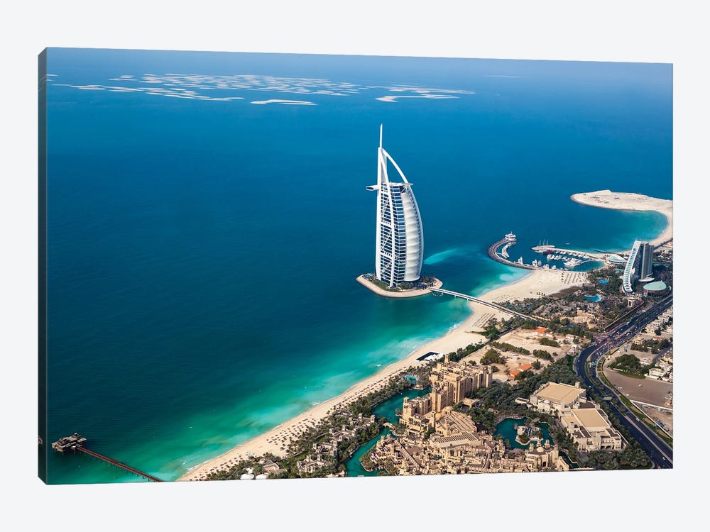 Dubai UAE Burj Al Arab From by Paul Rommer 1-piece Art Print