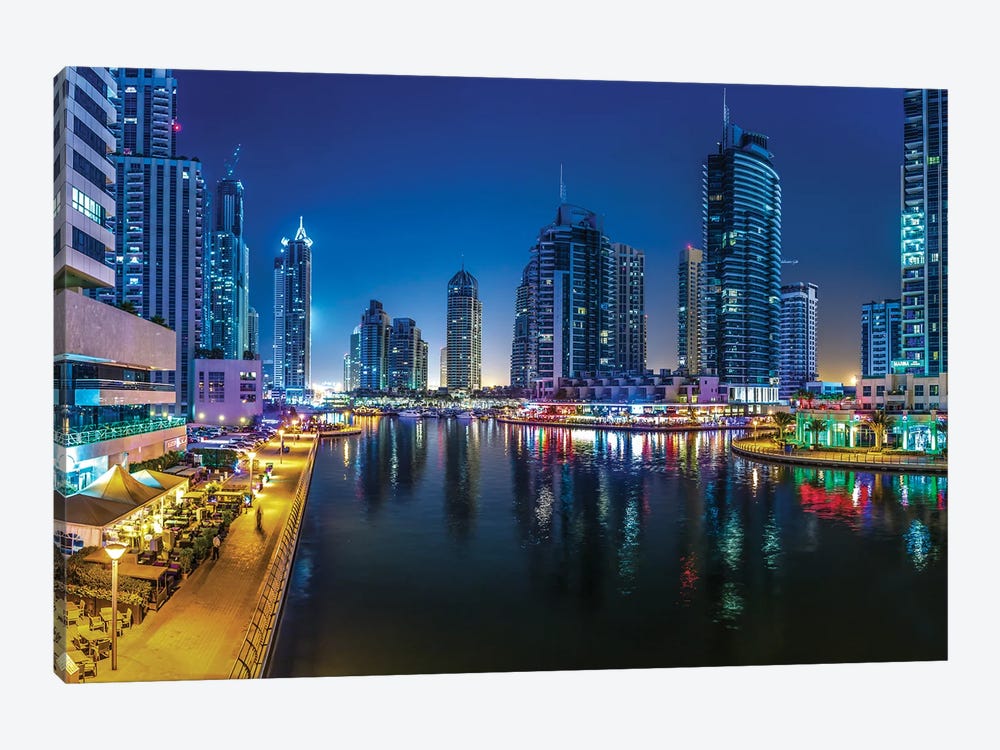 Dubai Marina Cityscape UAE II by Paul Rommer 1-piece Canvas Artwork