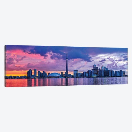Toronto Skyline Canvas Print #PUR5681} by Paul Rommer Canvas Print