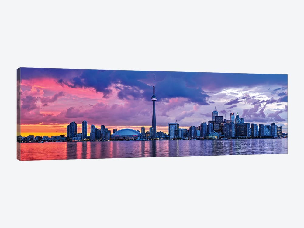 Toronto Skyline by Paul Rommer 1-piece Canvas Print