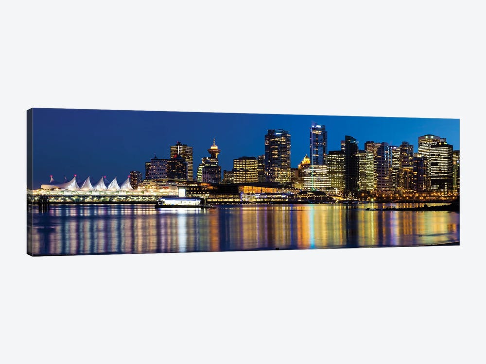 Vancouver Bc City Skyline 1-piece Canvas Art
