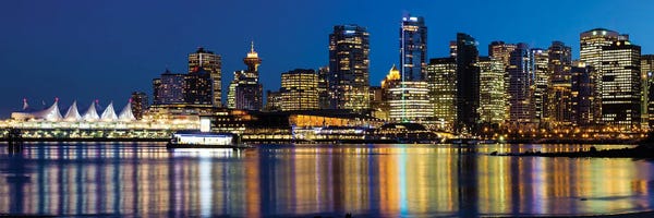 Vancouver: Vancouver Bc City Skyline by Paul Rommer