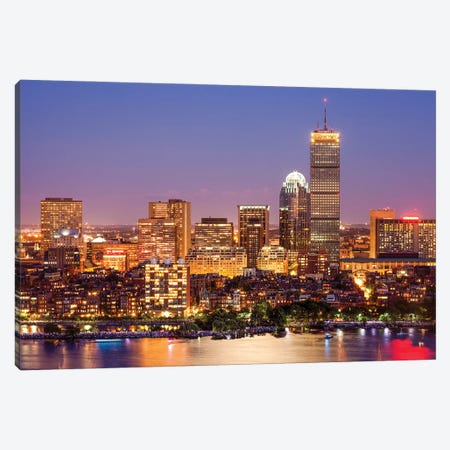 Boston Back Bay Canvas Print #PUR5690} by Paul Rommer Canvas Art