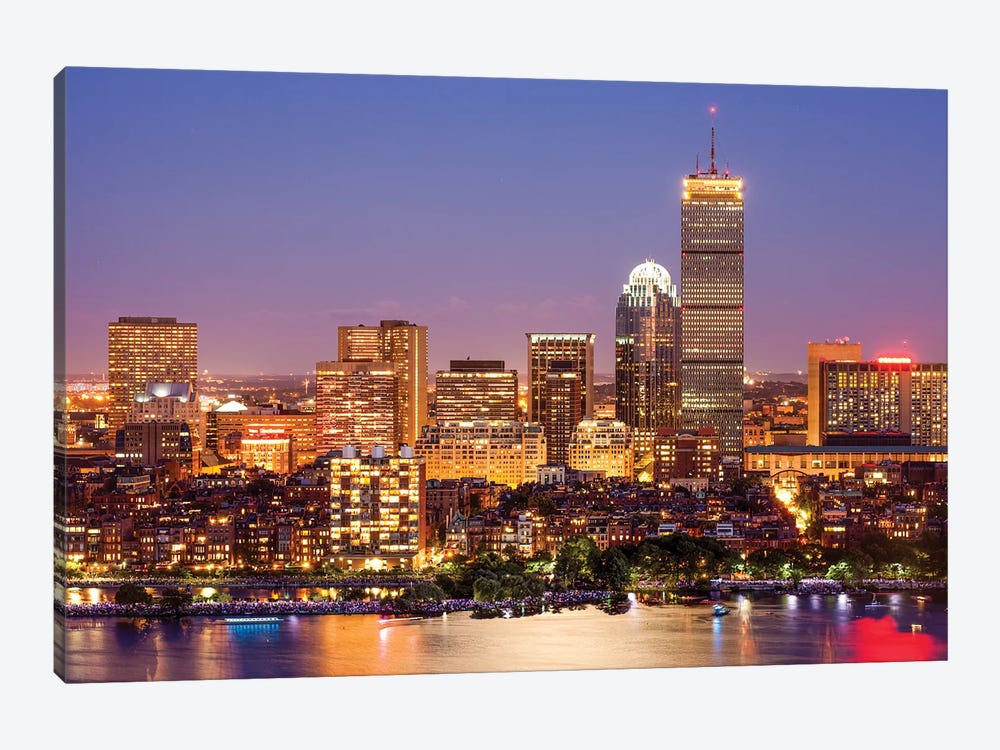 Boston Back Bay by Paul Rommer 1-piece Canvas Print