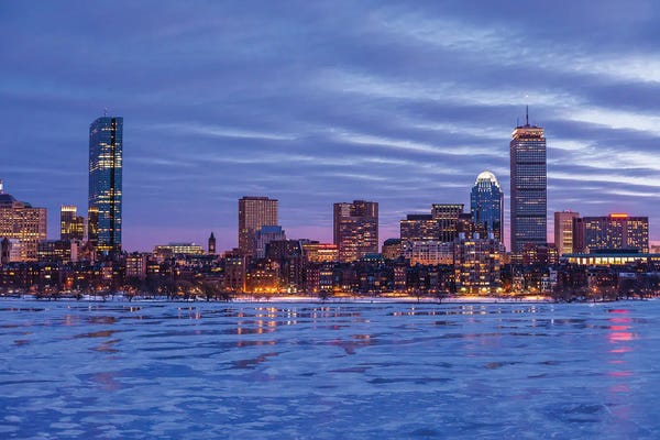 Paul Rommer: Boston Back Bay At Dawn by Paul Rommer