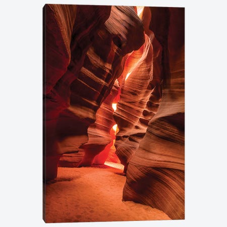 Antelope Canyon Canvas Print #PUR5693} by Paul Rommer Canvas Artwork