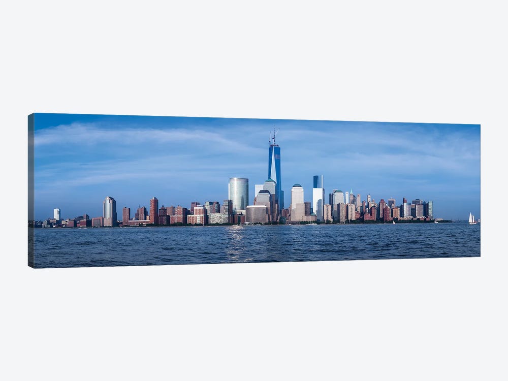 Panorama Of Lower Manhattan by Paul Rommer 1-piece Canvas Print