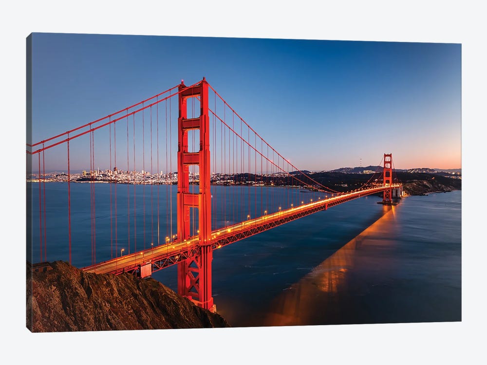 Golden Gate Bridge by Paul Rommer 1-piece Canvas Print