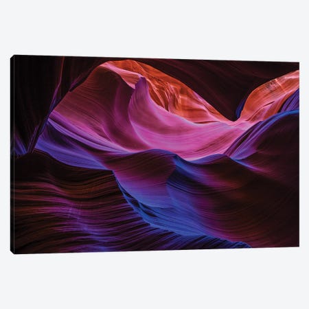 Lower Antelope Canyon Canvas Print #PUR5699} by Paul Rommer Canvas Art