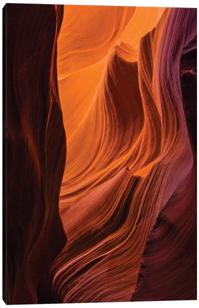 Lower Antelope Canyon II Canvas Art Print - Natural Elements