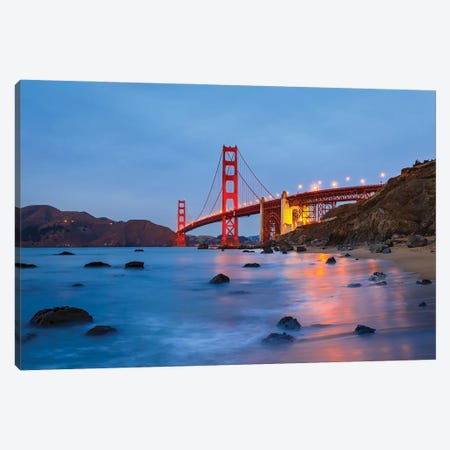 Golden Gate Bridge II Canvas Print #PUR5707} by Paul Rommer Canvas Print