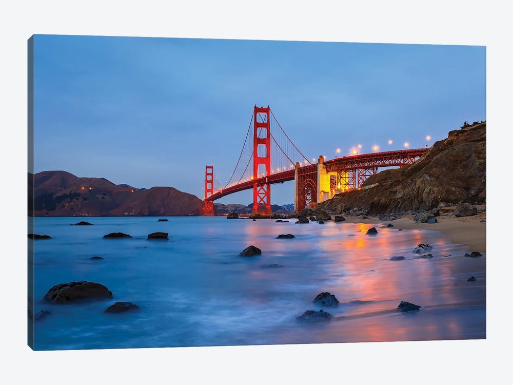 Golden Gate Bridge II by Paul Rommer 1-piece Canvas Wall Art