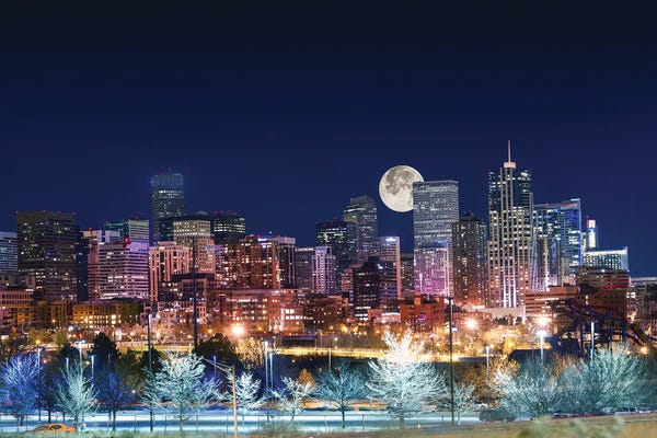 Paul Rommer: Denver Skyline West by Paul Rommer