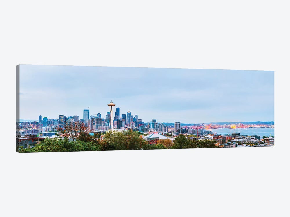 Downtown Seattle by Paul Rommer 1-piece Canvas Art