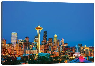 Downtown Seattle III Canvas Art Print - Seattle Skylines