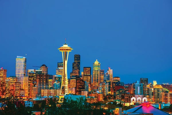 Seattle: Downtown Seattle III by Paul Rommer