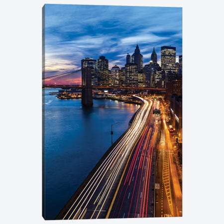New York City Canvas Print #PUR5718} by Paul Rommer Canvas Print