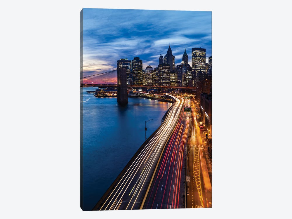 New York City by Paul Rommer 1-piece Canvas Art