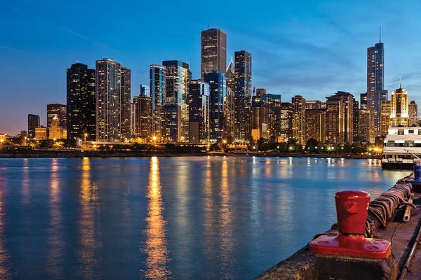Fine Art Print: Chicago Skyline II by Paul Rommer