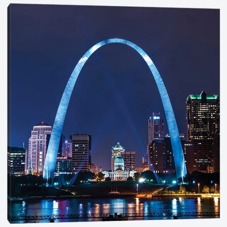 City Of St Louis Canvas Print #PUR5723} by Paul Rommer Canvas Art