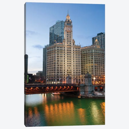 Chicago Riverside Canvas Print #PUR5725} by Paul Rommer Canvas Print