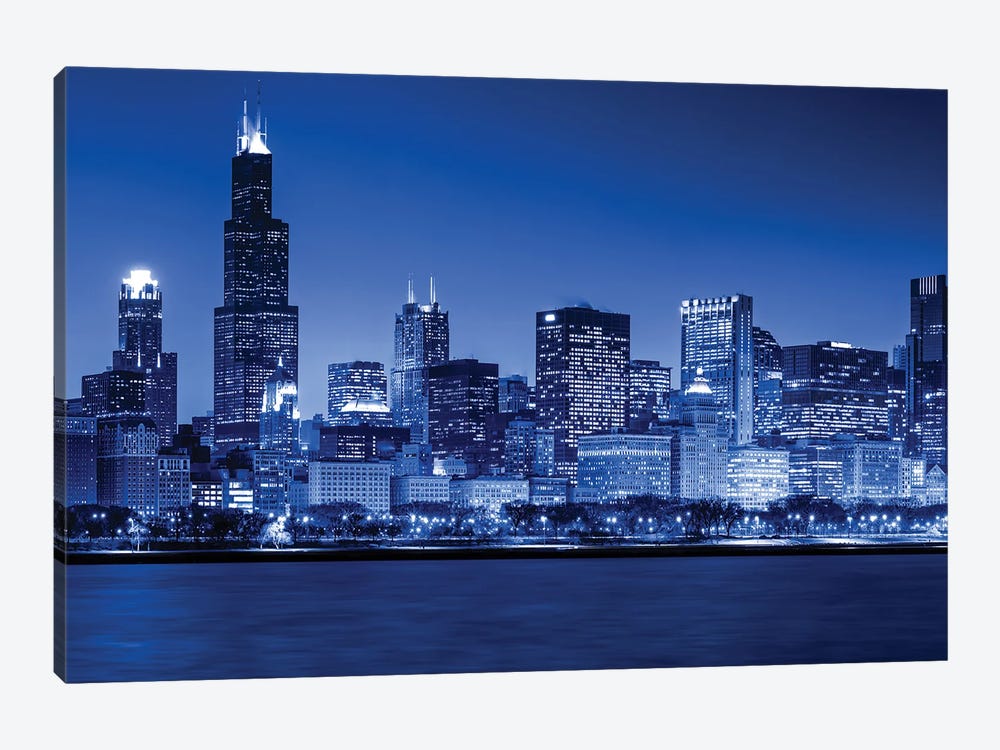 Chicago Skyline III by Paul Rommer 1-piece Art Print