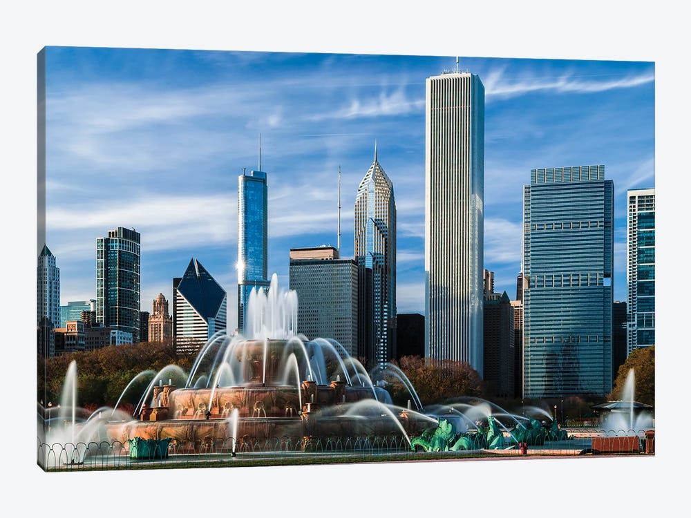 Chicago Buckingham by Paul Rommer 1-piece Canvas Artwork
