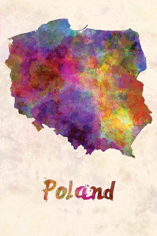 Poland In Watercolor